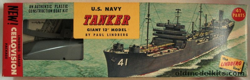 Lindberg 1/520 US Navy Tanker (Fleet Oilier AO-47 USS Neches - Mattaponi Class) - Bagged, 750 plastic model kit